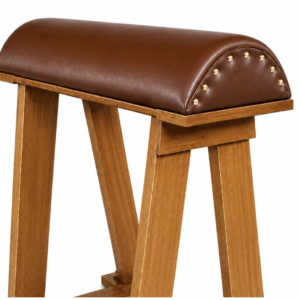 leather seated saddle stand