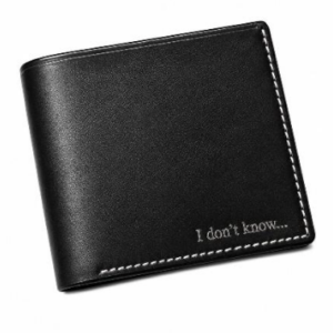bifold leather wallet