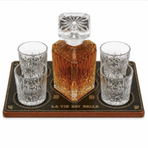 whiskey decanter stand