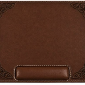 leather tooled mouse pad