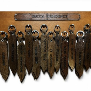 household / office leather keyrings