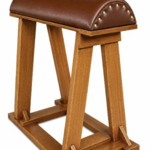 leather seated saddle stand